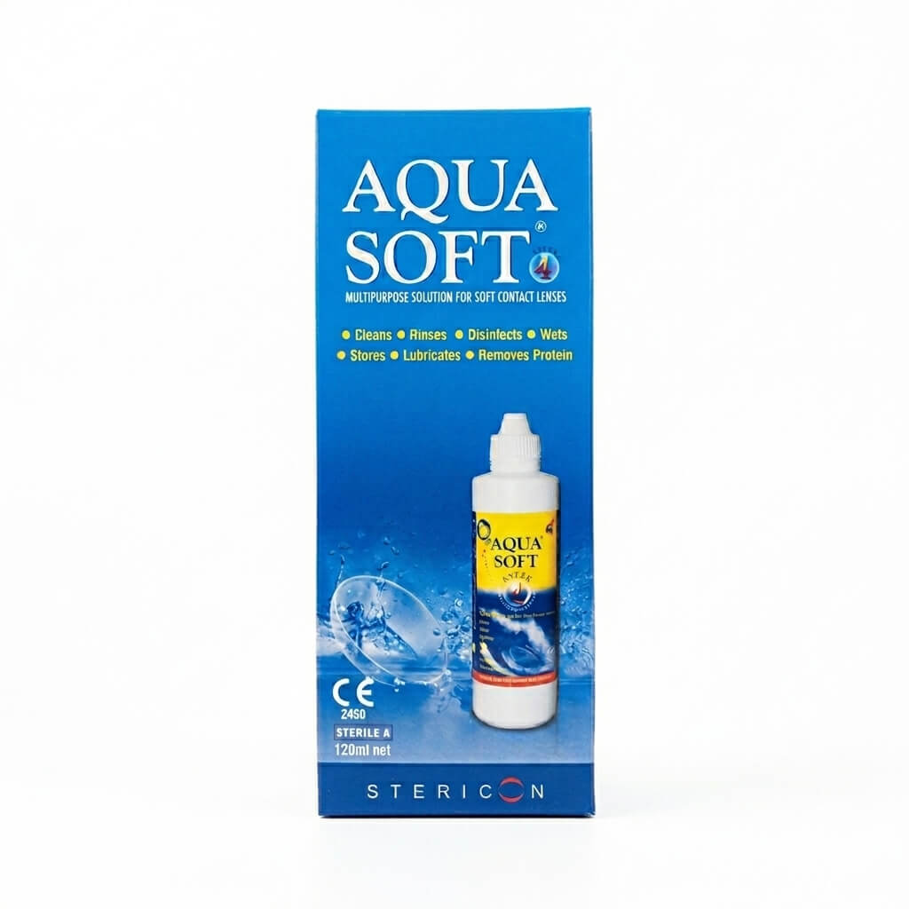 Aqua Soft Contact Lens Solution 120ml