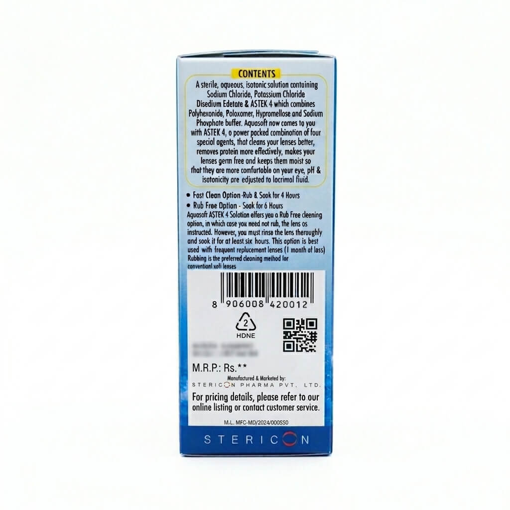 Aqua Soft Contact Lens Solution 60ml
