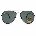 Black Aviator Sunglasses for Men and Women