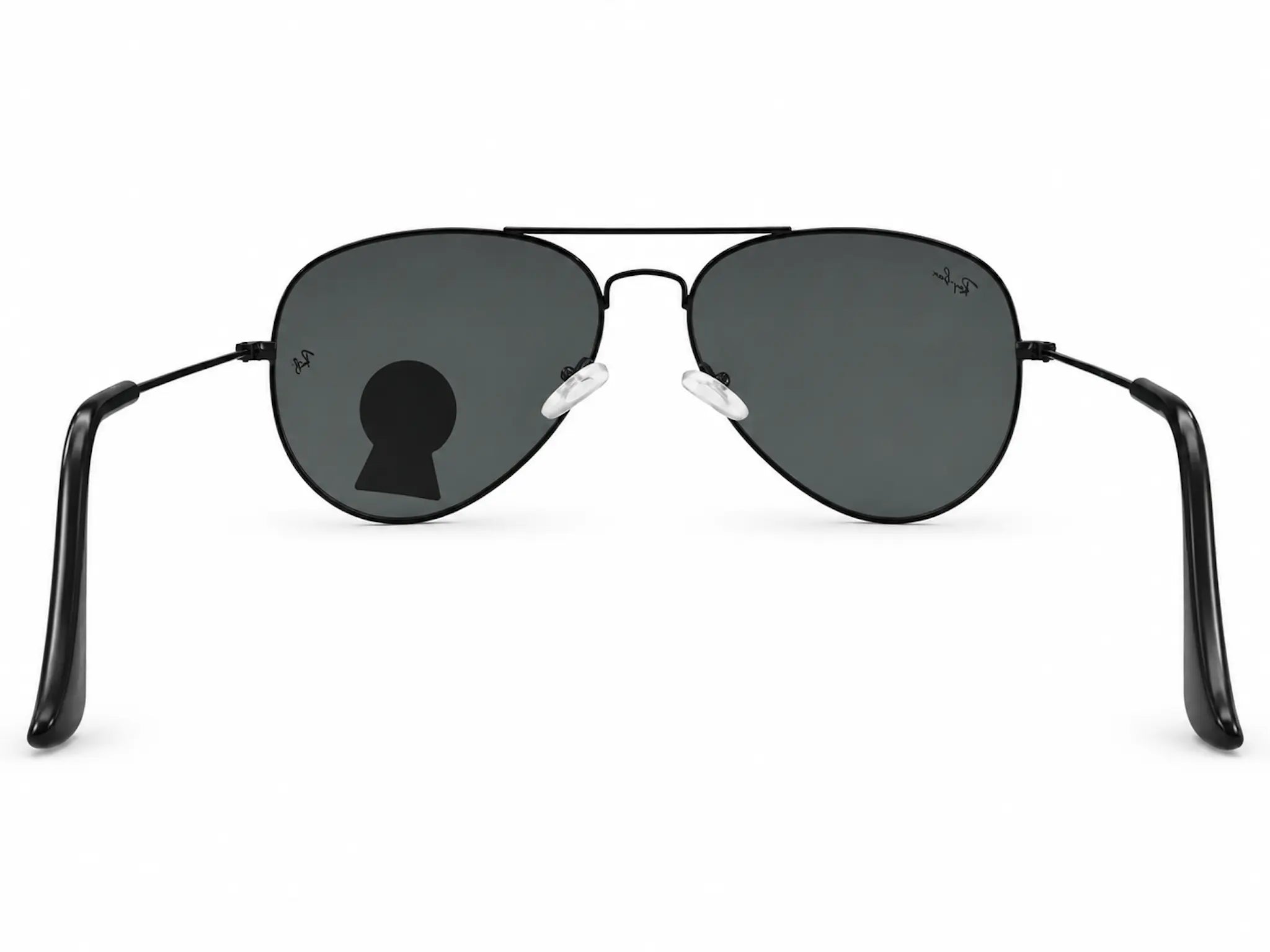 Black Aviator Sunglasses for Men and Women