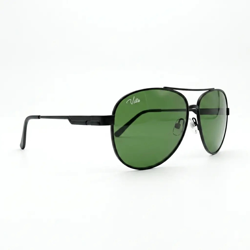 Green Aviator Sunglasses for Men and Women
