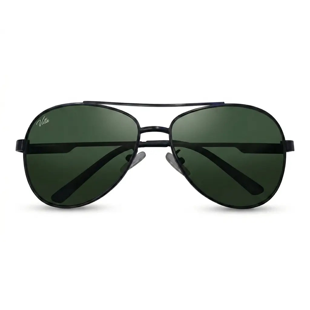 Green Aviator Sunglasses for Men and Women