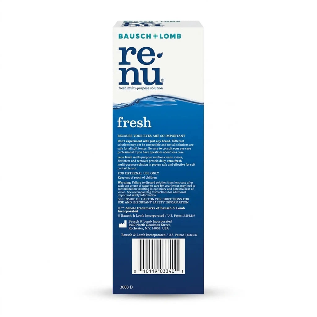 Renu Fresh Contact Lens Solution 120ml