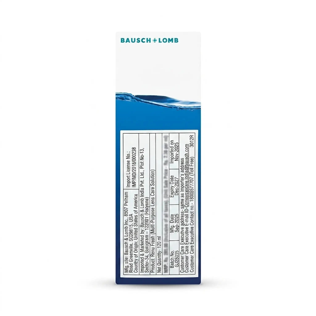 Renu Fresh Contact Lens Solution 120ml