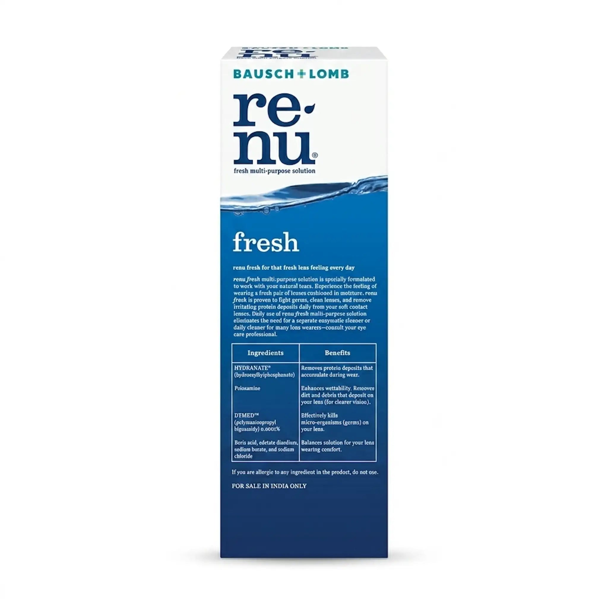 Renu Fresh Contact Lens Solution 120ml