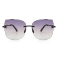 Purple Cat Eye Sunglasses for Women