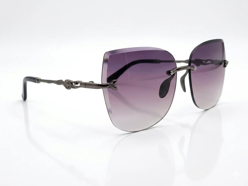 Purple Cat Eye Sunglasses for Women