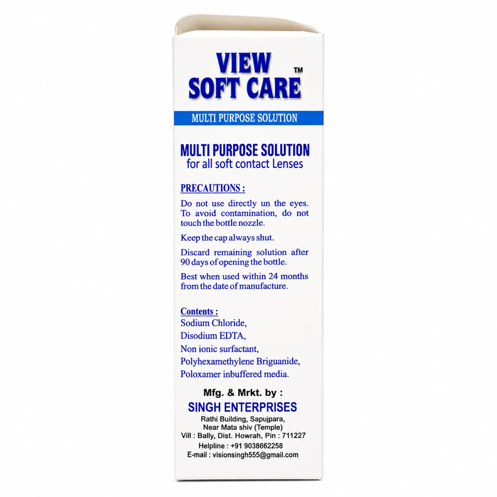View Soft Care Contact Lens Solution 60ml