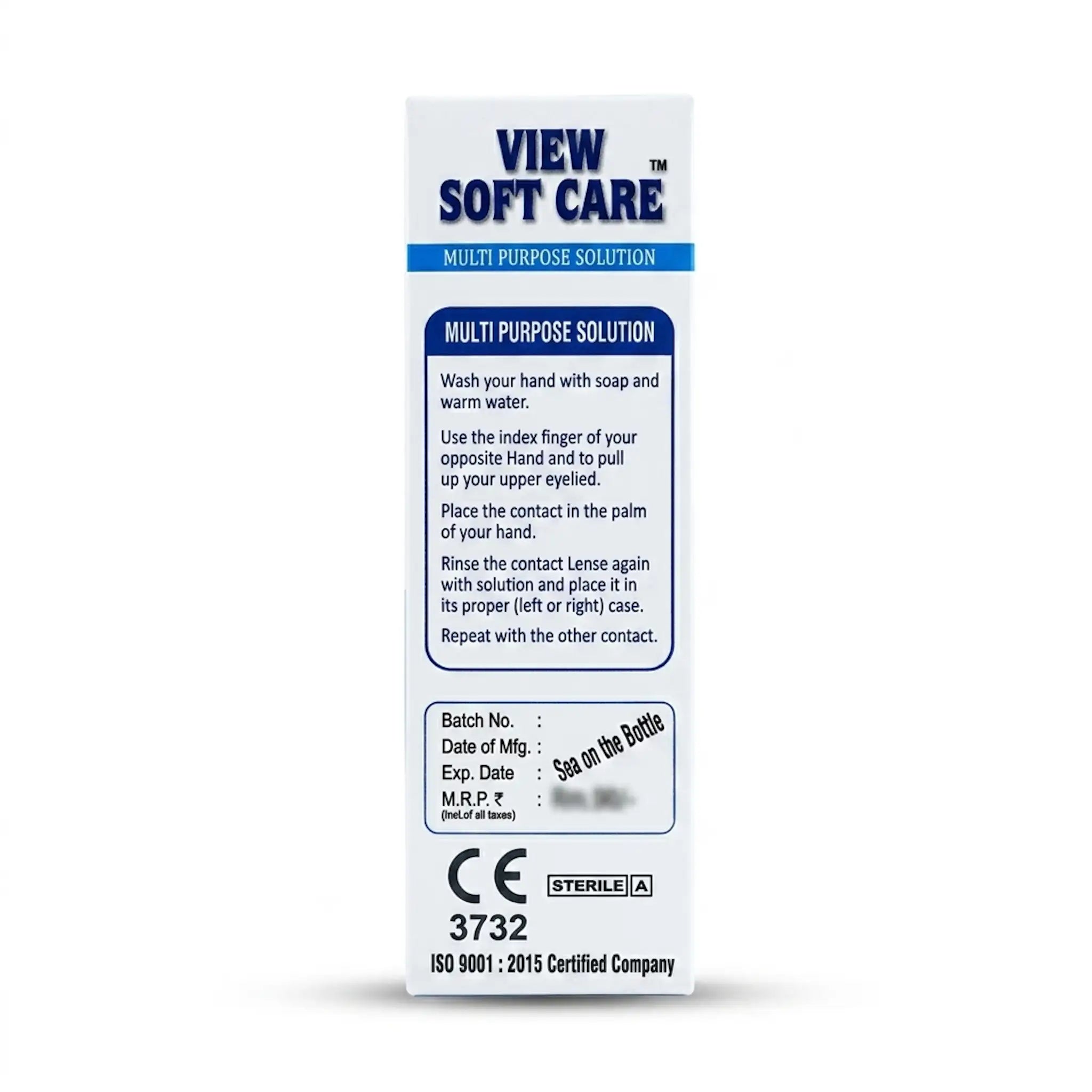 View Soft Care Contact Lens Solution 60ml