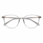 Grey Transparent Cat Eye Eyeglasses for Women
