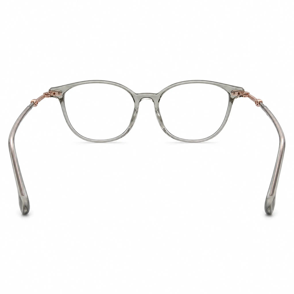 Grey Transparent Cat Eye Eyeglasses for Women