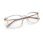 Grey Transparent Cat Eye Eyeglasses for Women